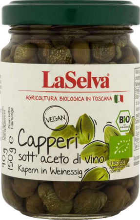Capperi sott'aceto Biologici 150 g – La Selva