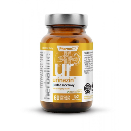 Urinazin per le vie urinarie Integratore alimentare 60 capsule 28,28 g - Erballina
