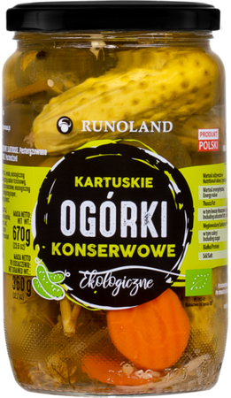 Cetrioli conservati Cartouche bio 670 g (360 g)