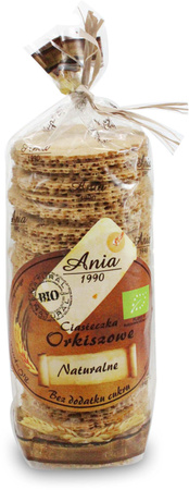 Biscotti al farro naturali senza zucchero biologici 120 g – Ania Bio