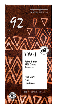 SET x 10 Cioccolato amaro al 92% di cacao bio 80 g