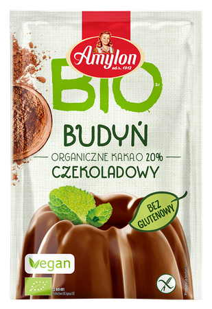 Budino al cioccolato senza glutine bio 40 g