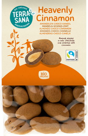 Mandorle al cioccolato al latte e cannella bio 150 g