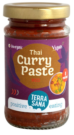 Pasta di curry rosso Biologico 120 g – Terrasana