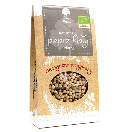 Grani di pepe bianco bio 30 g