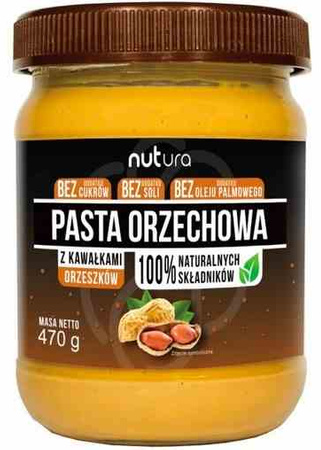 Crema di arachidi croccante 470 g – Natura