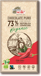 Cioccolato amaro 73% cacao con peperoncino BIO 100 g