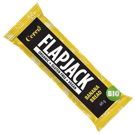 Barretta d'avena cotta al forno gusto pan di banana biologica 60 g – Cereabar