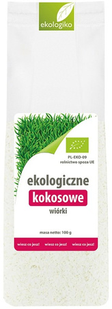 Cocco grattugiato Biologico 100 g – Ekologiko