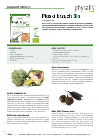 Compresse pancia piatta integratore alimentare BIO 45 pz. - Physalis