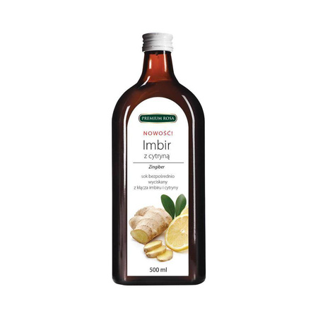 Rizoma di zenzero e succo di limone 500 ml