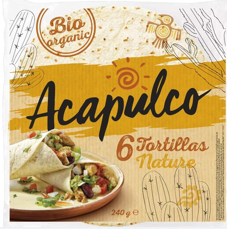 Tortilla biologica 240 g (6 pezzi) – Acapulco