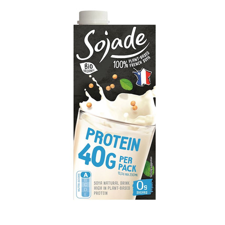 Bevanda di soia ad alto contenuto proteico naturale senza zucchero senza glutine bio 750 ml - Sojade