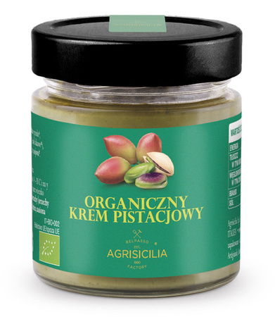 Crema di pistacchio bio 200 g - AGRISICILIA