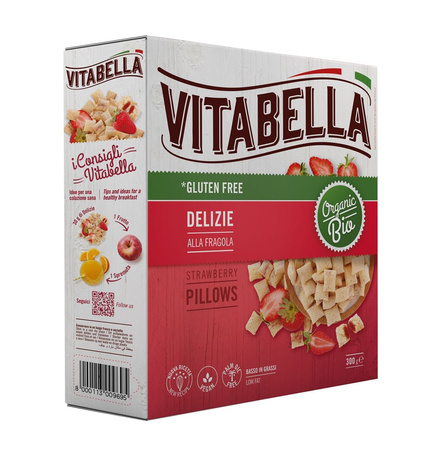 Focaccine di farina d'avena ripiene di fragole, senza glutine bio 300 g