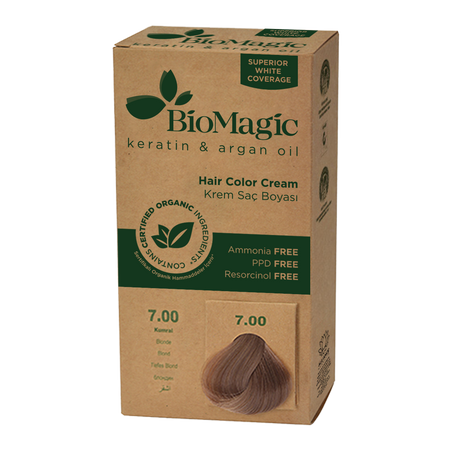 Tintura per capelli biondi (7.00) 250 g - Biomagic