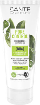 Gel detergente per il controllo dei pori con acido BHA e tè verde ECO 100 ml - SANTE