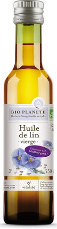 Olio di semi di lino spremuto a freddo bio 250 ml - Bio Planet