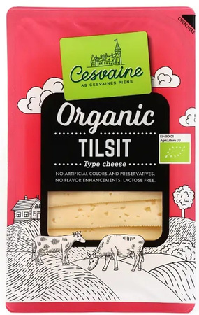 Formaggio Tilsiter biologico a fette senza lattosio 125 g – Cesvaine