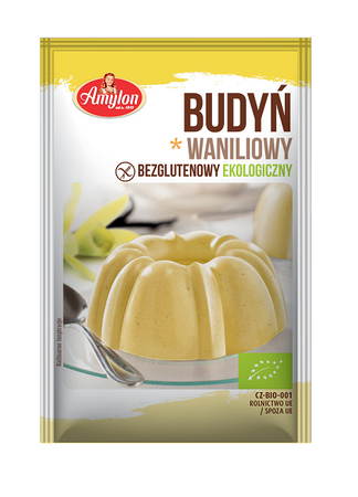 Budino alla vaniglia senza glutine BIO 40 g – Amylon