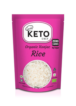 Keto noodles (tipo spaghetti di riso konjac) senza glutine bio 270 g - Keto Chef (Better Than Foods)