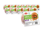 SET 12 x Panini per hamburger senza glutine con semi di lino 140 g