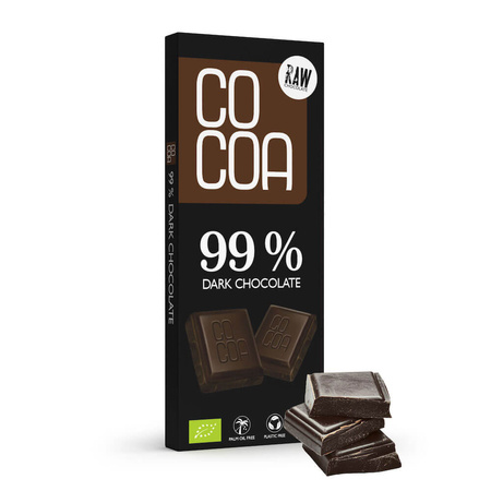 Cioccolato fondente 99 % Biologico 40 g – Cocoa