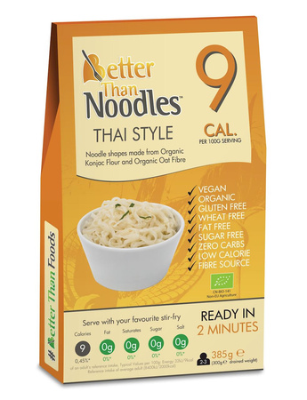 Tagliatelle di konjac senza glutine in stile thailandese bio 385 g