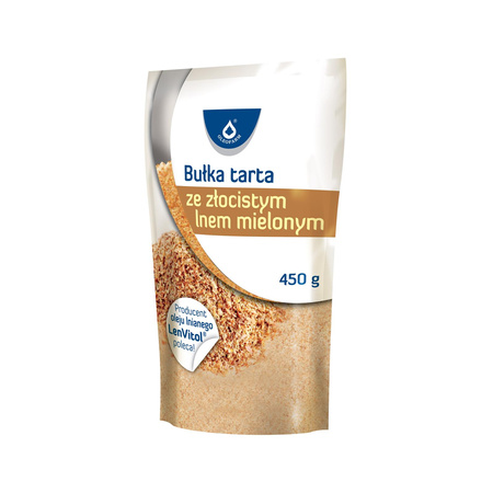 Bułka tarta ze złocistym lnem mielonym 450 g