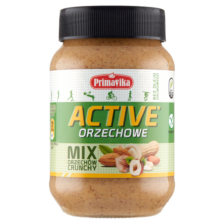 Burro di arachidi Active Mix croccante 470 g – Primavika