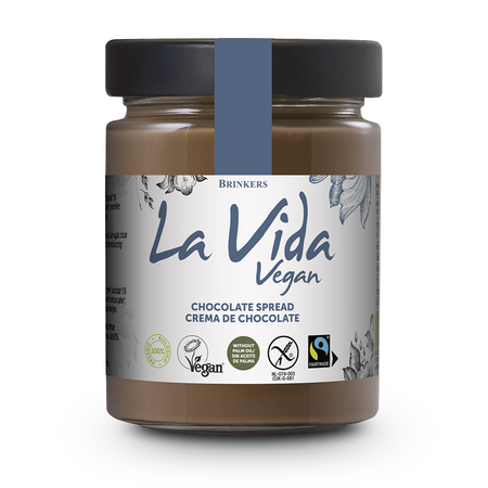 Crema di cioccolato equosolidale senza glutine bio 270 g - LA VIDA