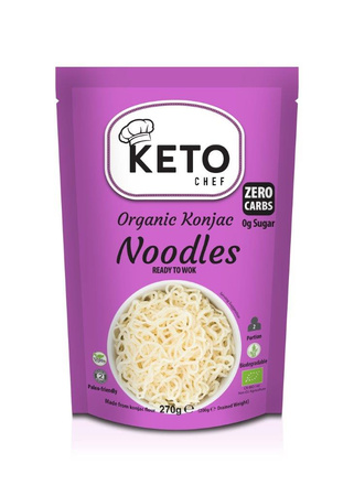 Noodles di Konjac biologici senza glutine, pronti per wok, 270 g - Keto Chef – Better Than Foods