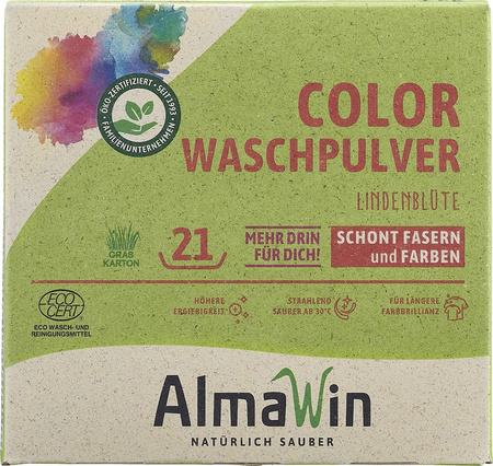 Polvere di tiglio per tessuti colorati eco 1 kg (21 lavaggi) - Almawin