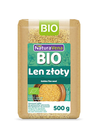 Lino dorato bio 500 g - NATURAVENA