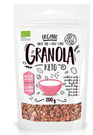 Granola Keto Biologica 200 g – Diet-Food