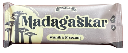 Barretta di nocciole al gusto di challah "MADAGASKAR" senza glutine 40 g - modifiche di cambiamento