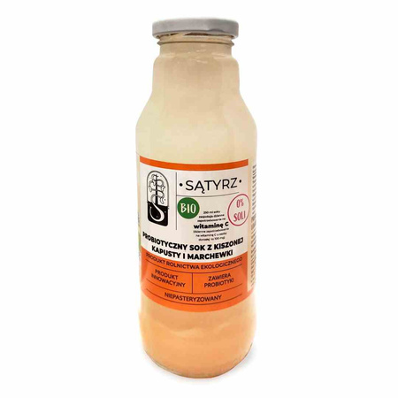 SET 8 x Succo Probiotico di Cavolo e Carota Bio 300 ml – Sątyrz