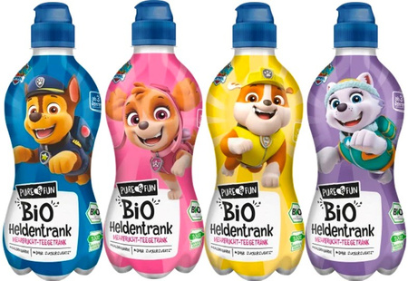 SET 12 x Bevanda alla frutta e al tè BIO 330 ml Psi Patrol