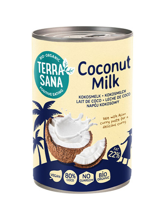 Latte di cocco - bevanda di cocco in scatola senza gomma di guar (22% di grassi) bio 400 ml