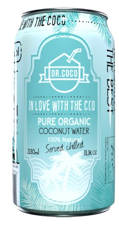 Acqua di cocco biologica 330 ml – Dr. Coco