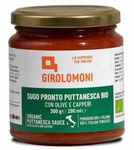 Sugo di pomodoro Puttanesca con olive e capperi Biologico 300 g – Girolomoni