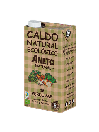 Brodo vegetale liquido senza glutine bio 1 l - ANETO Natural