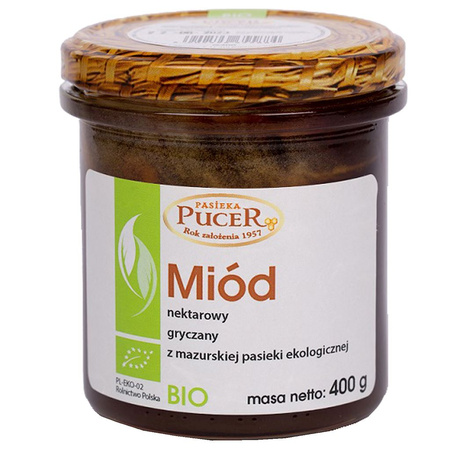 Miele Biologico di Grano Saraceno 400 g – Pucer
