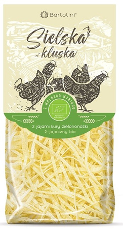 Tagliatelle idilliache con uova di galline dalle zampe verdi BIO 250g