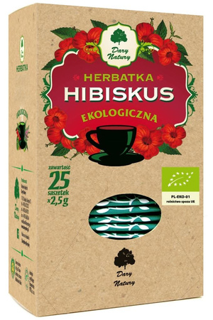 Tè all'ibisco bio (25 x 2,5 g) 62,5 g Dary Natury