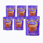 SET 6 x Rotoli - tubi croccanti al cocco e cioccolato senza glutine bio 140 g - Amaizin