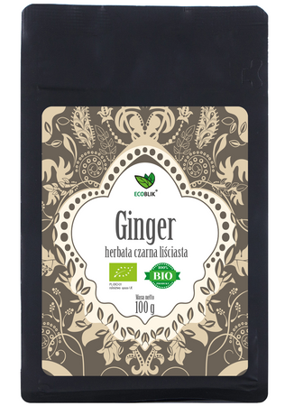 Tè nero in foglie allo zenzero biologico 100 g – Ecoblik