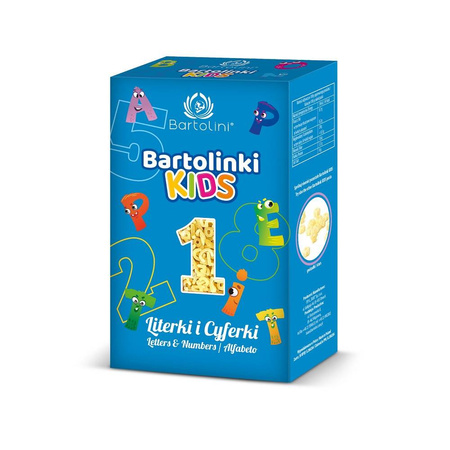 Pasta per bambini lettere e numeri 250 g
