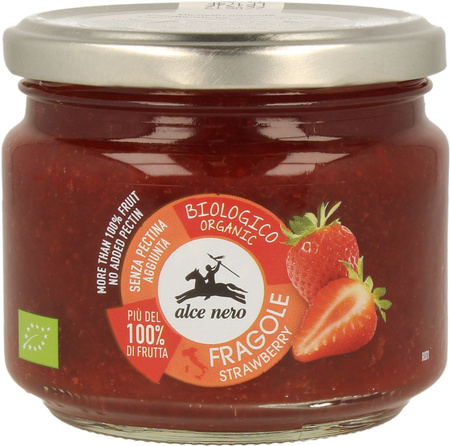 Purea di fragole biologica Alce Nero, 270 g