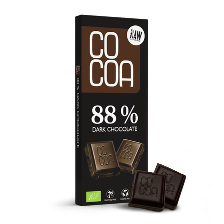 Cioccolato fondente 88 % biologico 40 g – Cocoa